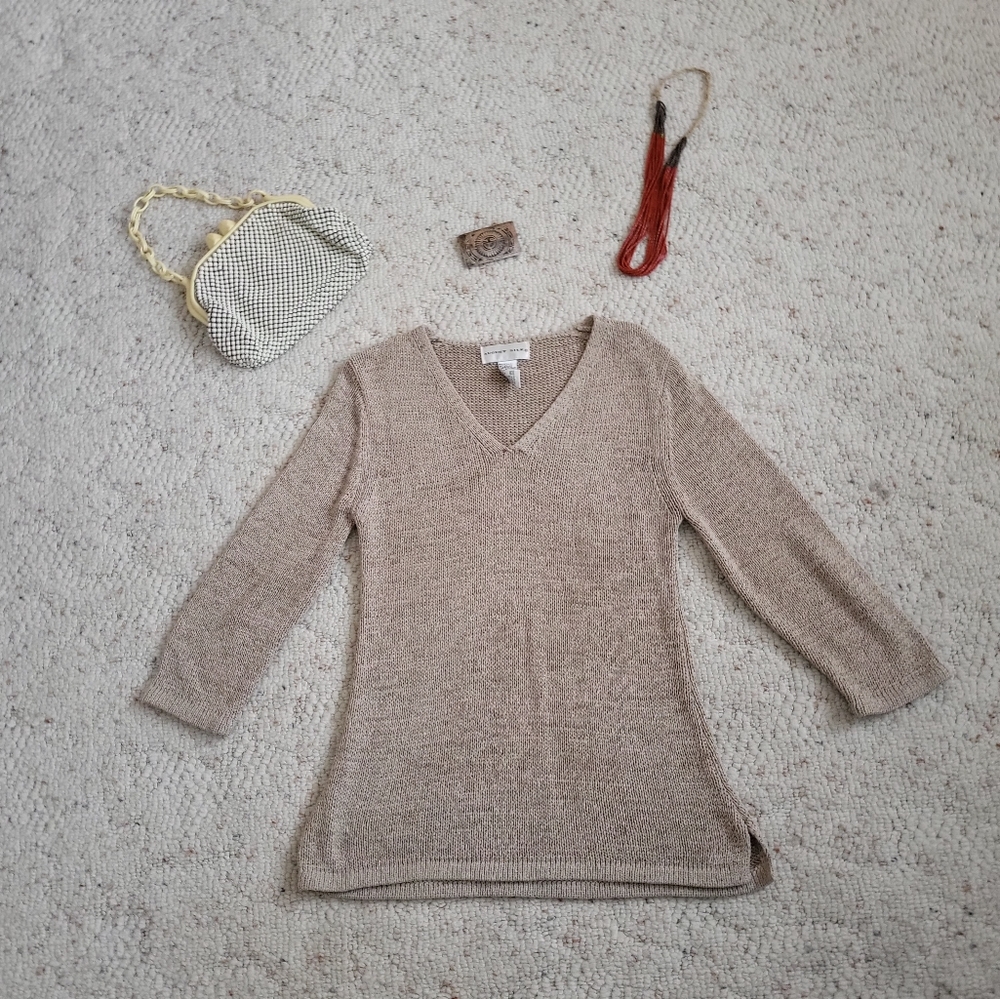 August Silk knit tunic.